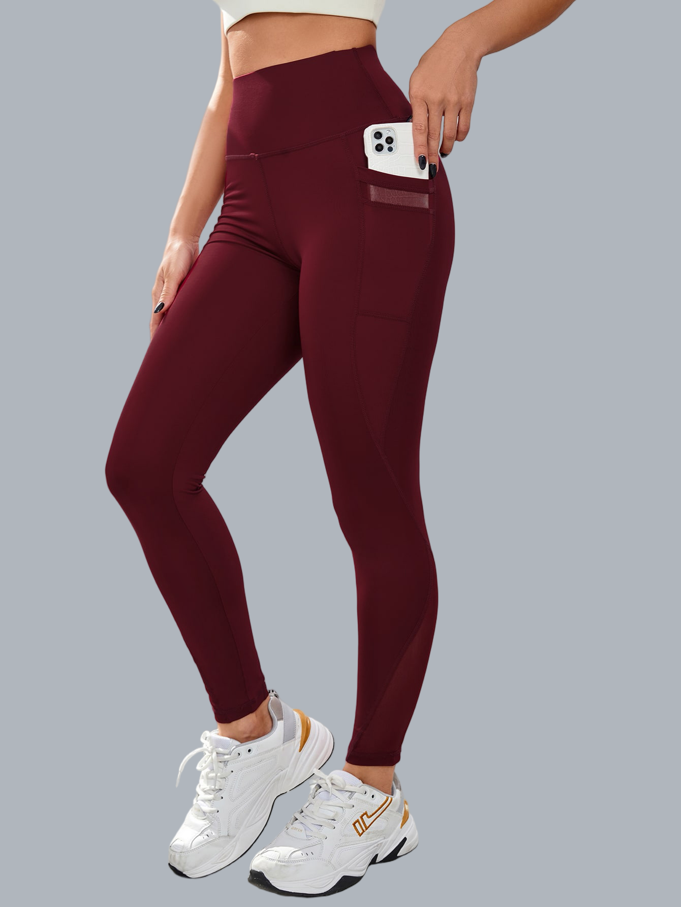 Sculpt & Perform High-Waist Grenadine Yoga Leggings