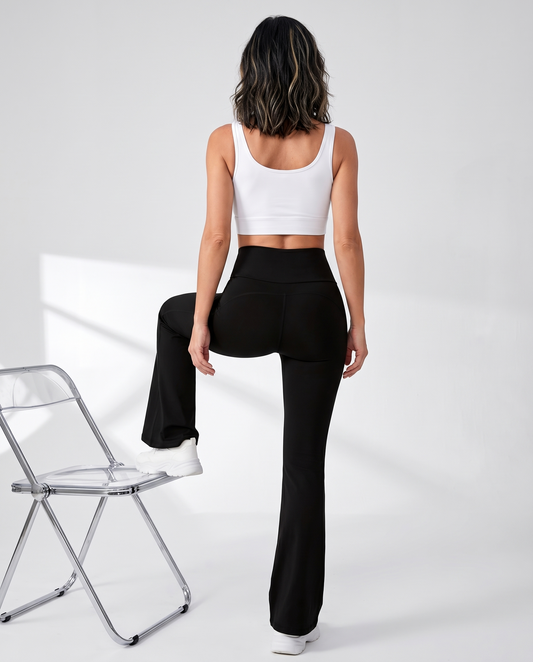 Flow & Lounge Skin-Friendly Flared Yoga Pants