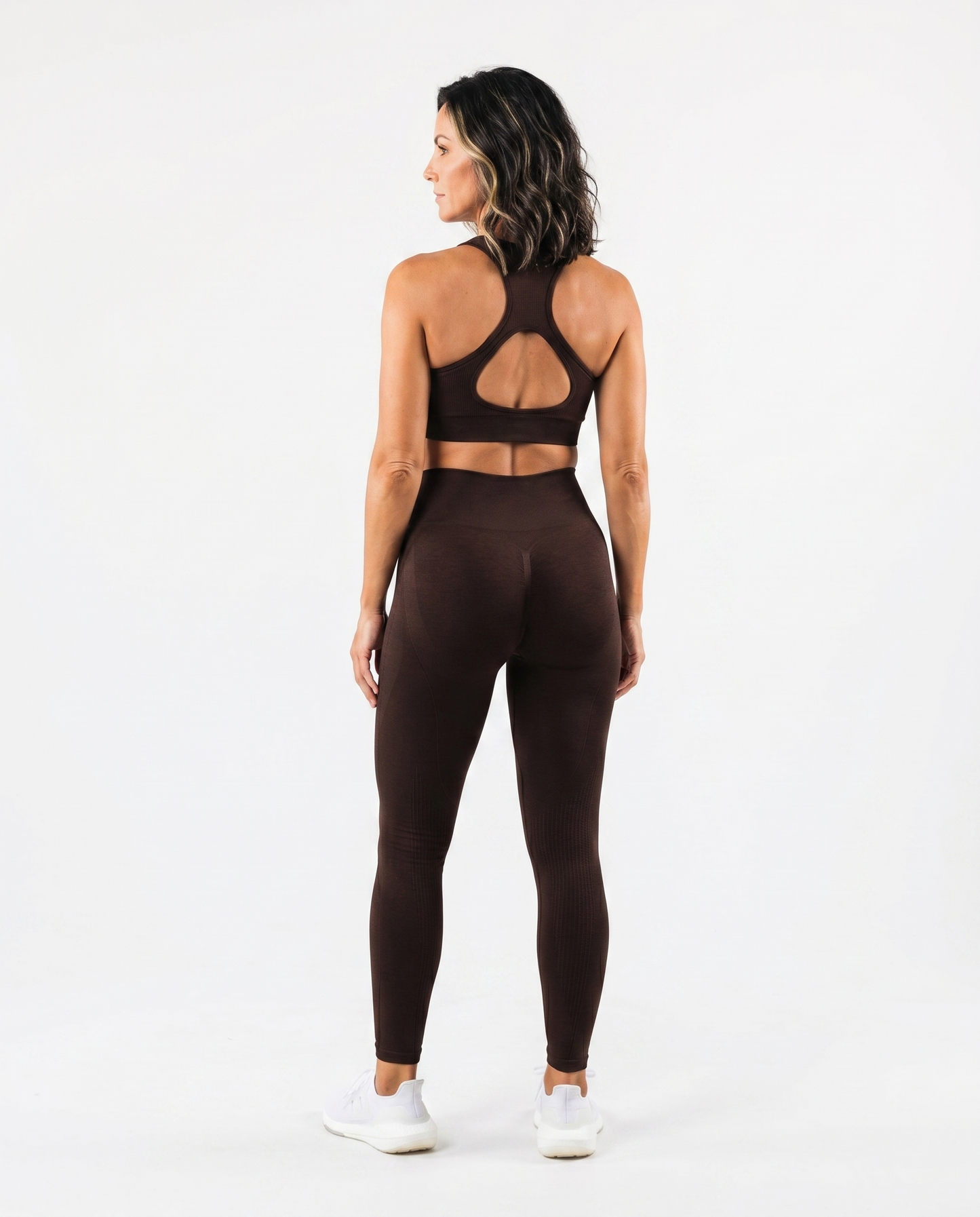 Sculpt & Flow Seamless Jacquard Yoga Leggings
