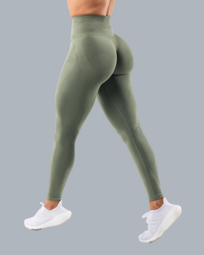 Sculpt & Flow Seamless Jacquard Yoga Leggings