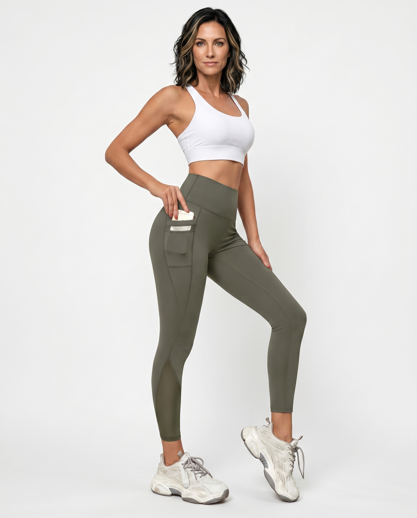 Sculpt & Perform High-Waist Grenadine Yoga Leggings