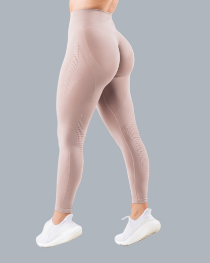Sculpt & Flow Seamless Jacquard Yoga Leggings
