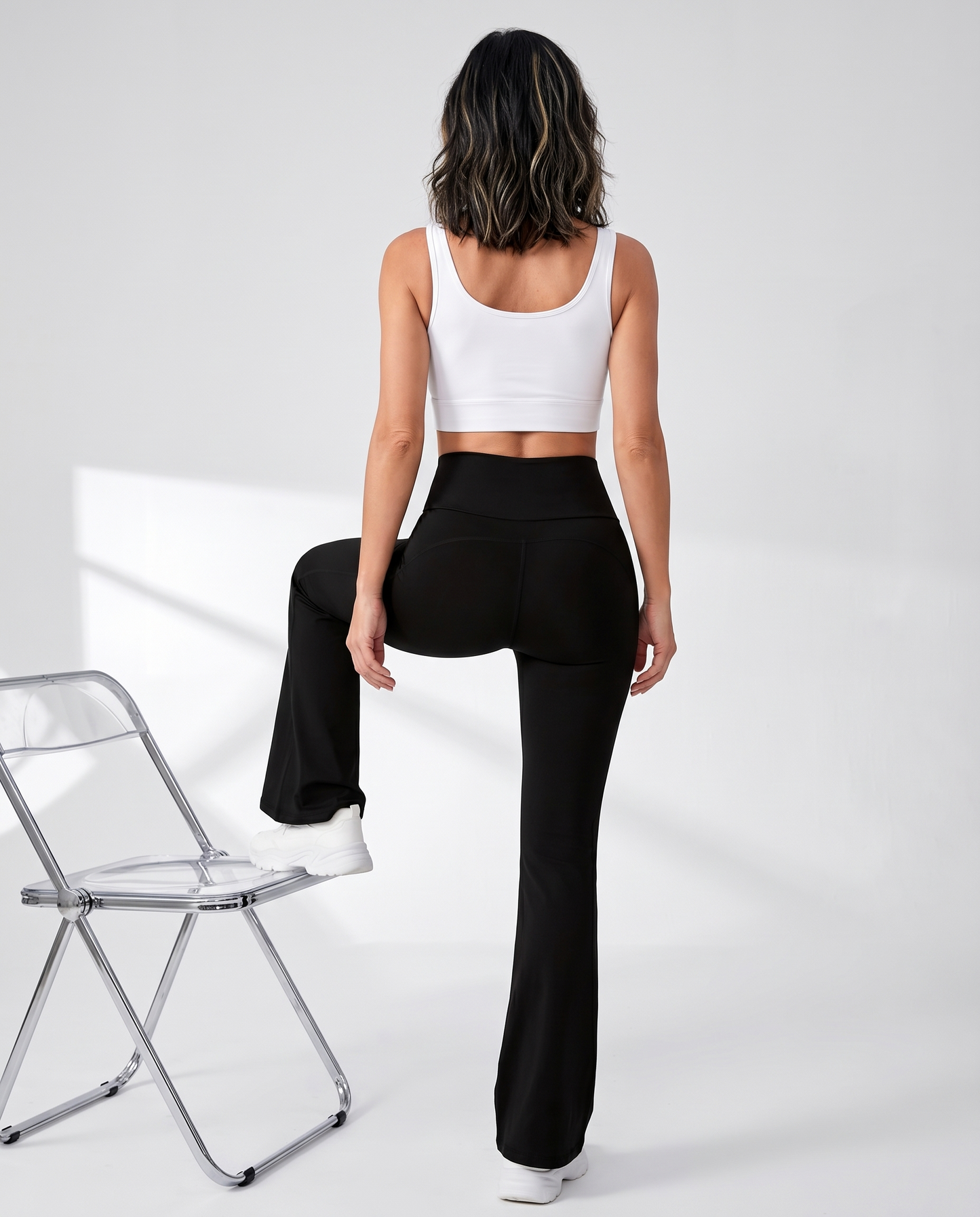 Flow & Lounge Skin-Friendly Flared Yoga Pants