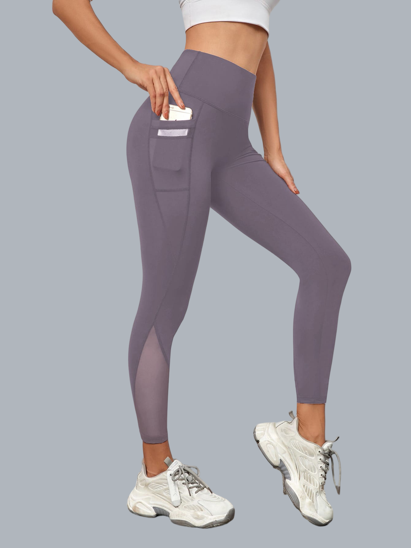 Sculpt & Perform High-Waist Grenadine Yoga Leggings