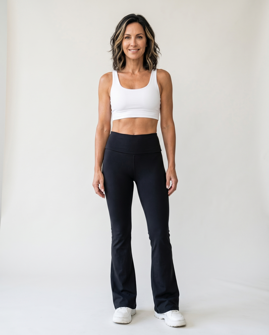 Flow & Lounge Skin-Friendly Flared Yoga Pants